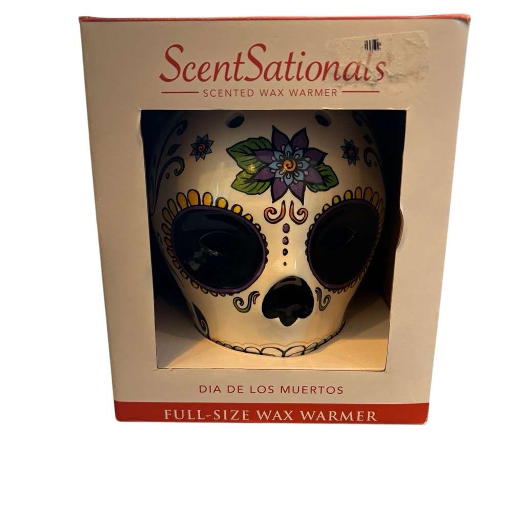 Scentsationals Day of The Dead/Sugar skull Wax Melters.  Halloween. Set of 2! - Picture 8 of 9